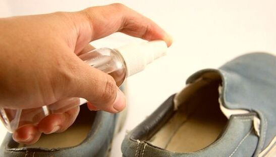shoe treatment for fungus prevention